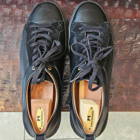 Shoe The Bear Men's Leather/Suede Sneakers, Black, Sz 12 - Picture 6 of 16